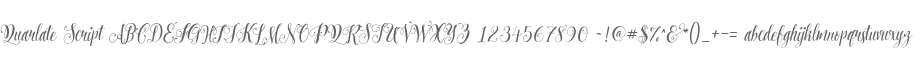 Quarlate Script