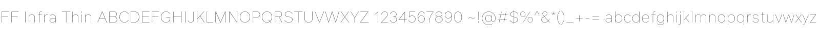 FF Infra Thin