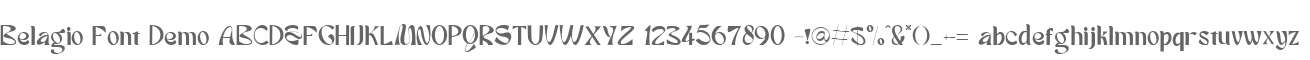 Belagio Font