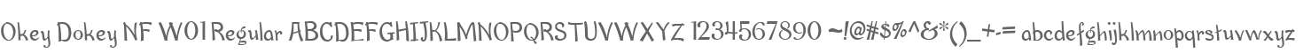 Okey Dokey NF W01 Regular