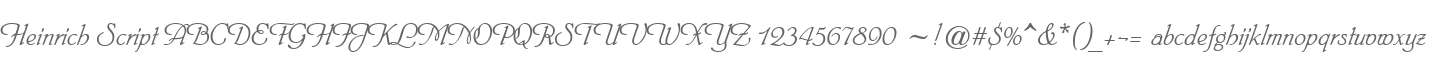 Heinrich Script