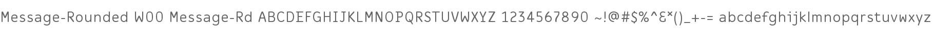 Message-Rounded