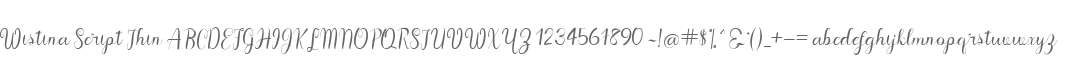 Wistina Script