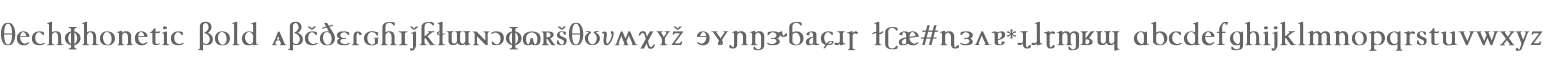 TechPhonetic Bold