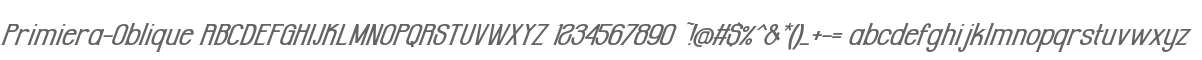 Primiera Oblique