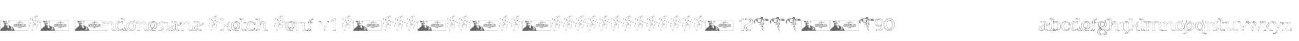 FTF Indonesiana Sketch Serif v.1