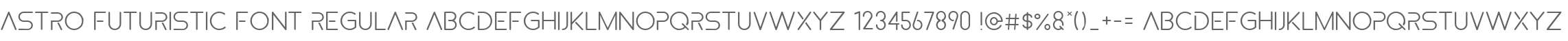 Astro Futuristic Font
