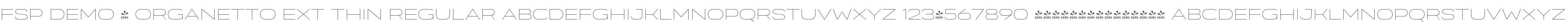 FSP DEMO - Organetto Ext Thin