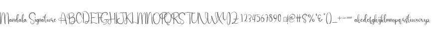 Mandala Signature