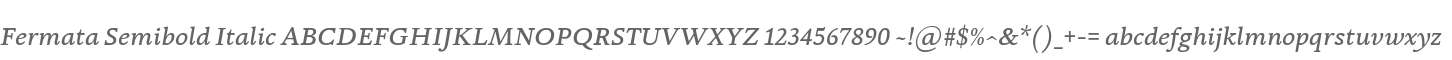 Fermata Semibold
