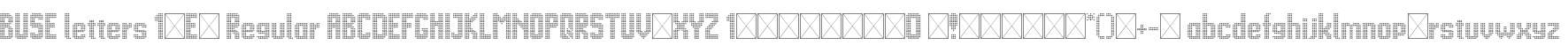 BUSE letters 16E8