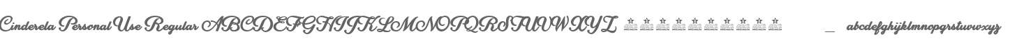 Cinderela Personal Use Regular