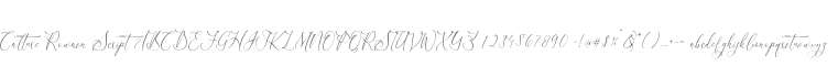 Calture Rowasn Script