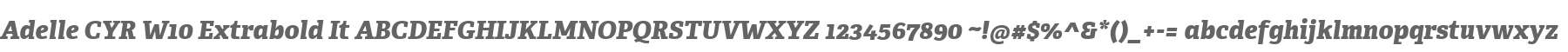 Adelle CYR W10 Extrabold It