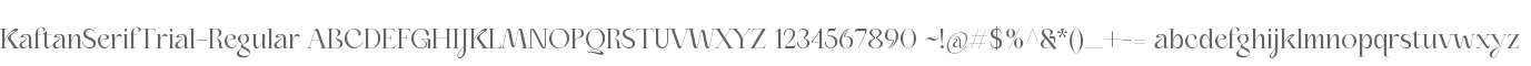 Kaftan Serif - Trial