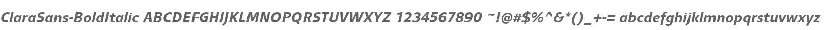ClaraSans-BoldItalic