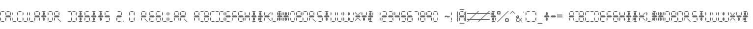 Calculator Digits 2.0 Regular