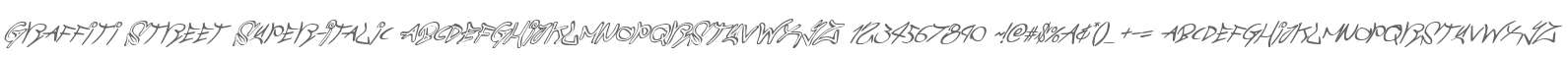 Graffiti Street Super-Italic