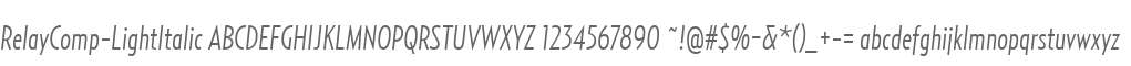 RelayComp-LightItalic