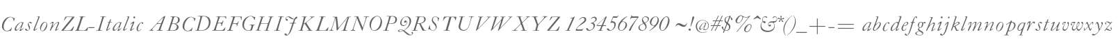 CaslonZL-Italic