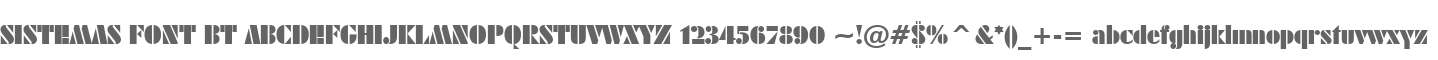 SISTEMAS FONT BT