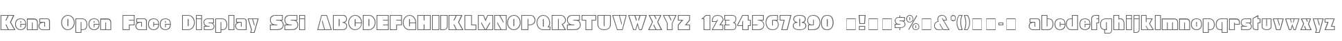 Kena Open Face Display SSi