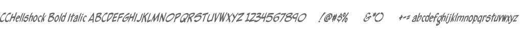 CCHellshock Bold Italic