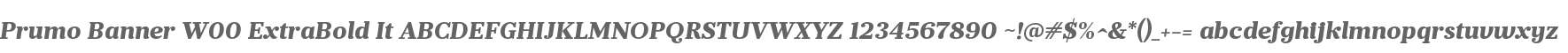 Prumo Banner W00 ExtraBold It