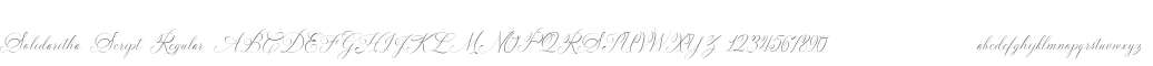 Solidaritha Script Regular