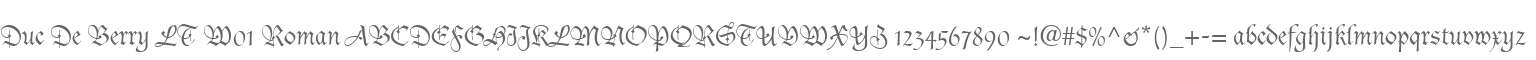 Duc De Berry LT W01 Roman