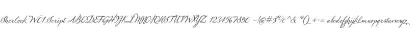 Sherlock W01 Script