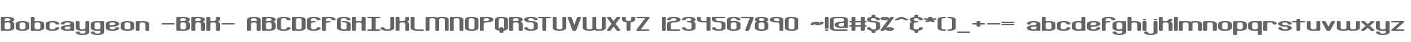 Bobcaygeon -BRK-