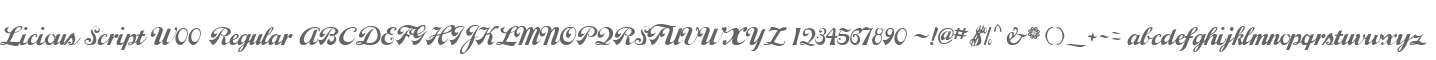 Licious Script W00 Regular