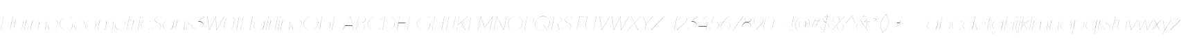 HurmeGeometricSans3W01HairlineObl