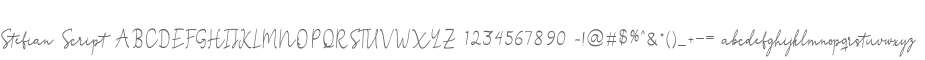 Stefian Script