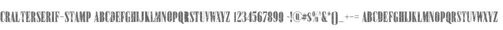 Cralter Serif