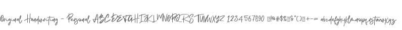 Original Handwriting - Personal