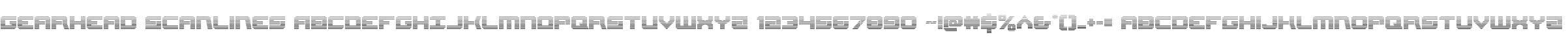 Gearhead Scanlines