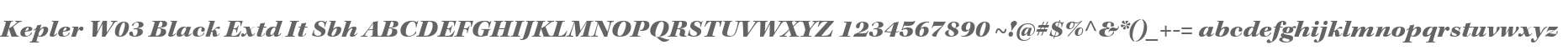 Kepler W03 Black Extd It Sbh