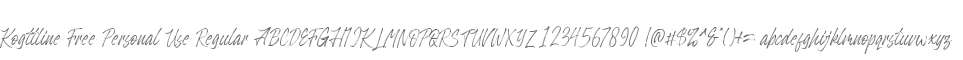Kogttline Free Personal Use Regular