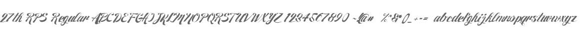 27th RPS Regular