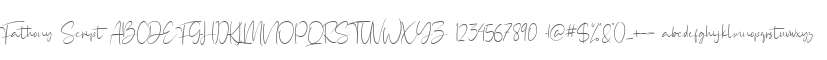 Fathony Script
