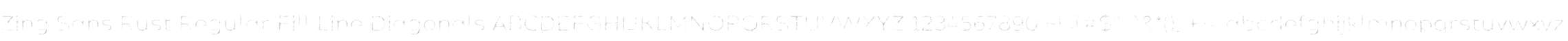 Zing Sans Rust Regular Fill Line Diagonals