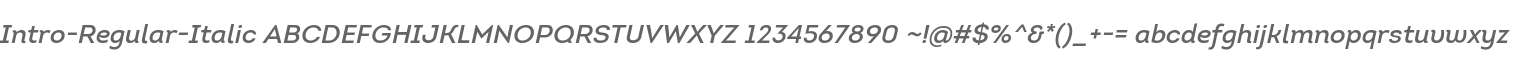 Intro-Regular-Italic