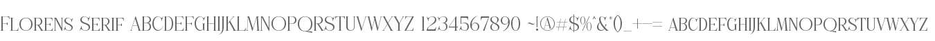Florens Serif