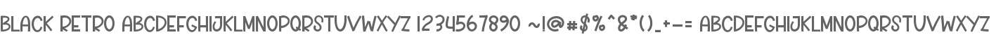 Black Retro