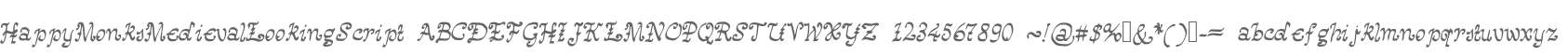 HappyMonksMedievalLookingScript