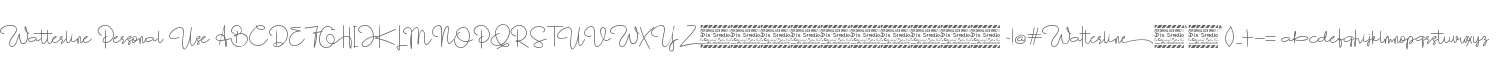 Watterline Personal Use