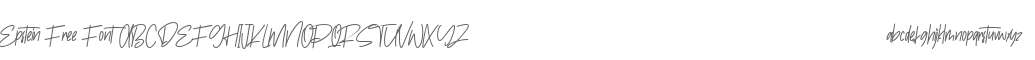 Epstein Free Font
