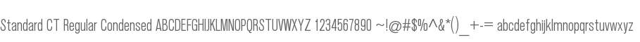 Standard CT Regular Condensed